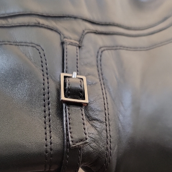 Etienne Aigner Black Heeled Boots - Picture 7 of 11